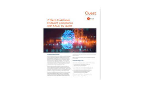 2 Steps to Achieve Endpoint Compliance with KACE® by Quest