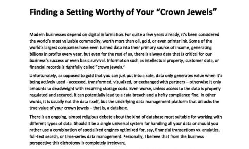 Finding a Setting Worthy of Your “Crown Jewels”