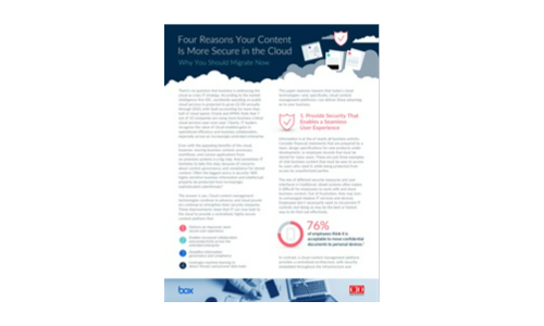 Four Reasons Your Content Is More Secure in the Cloud