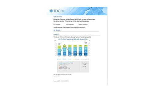 General-Purpose NVMe-Based All-Flash Arrays to Dominate Revenue as the Enterprise NVMe Market Develops