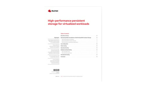 High-performance persistent storage for virtualized workloads