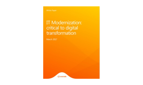 IT Modernization: critical to digital transformation