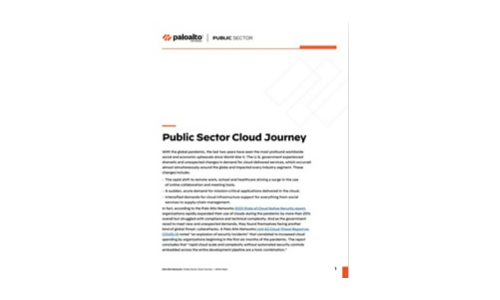 Public Sector Cloud Journey